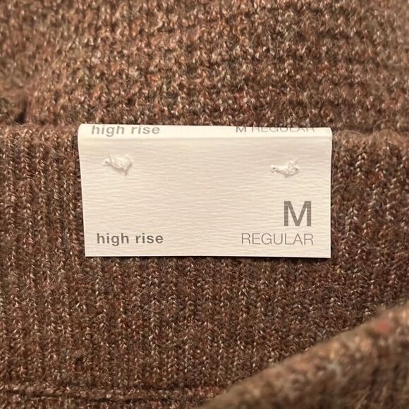 Maurices Women's Brown Textured Tie-Waist High Rise Wide Leg Pant - Picture 5 of 6